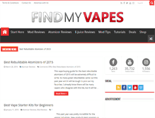 Tablet Screenshot of findmyvapes.com